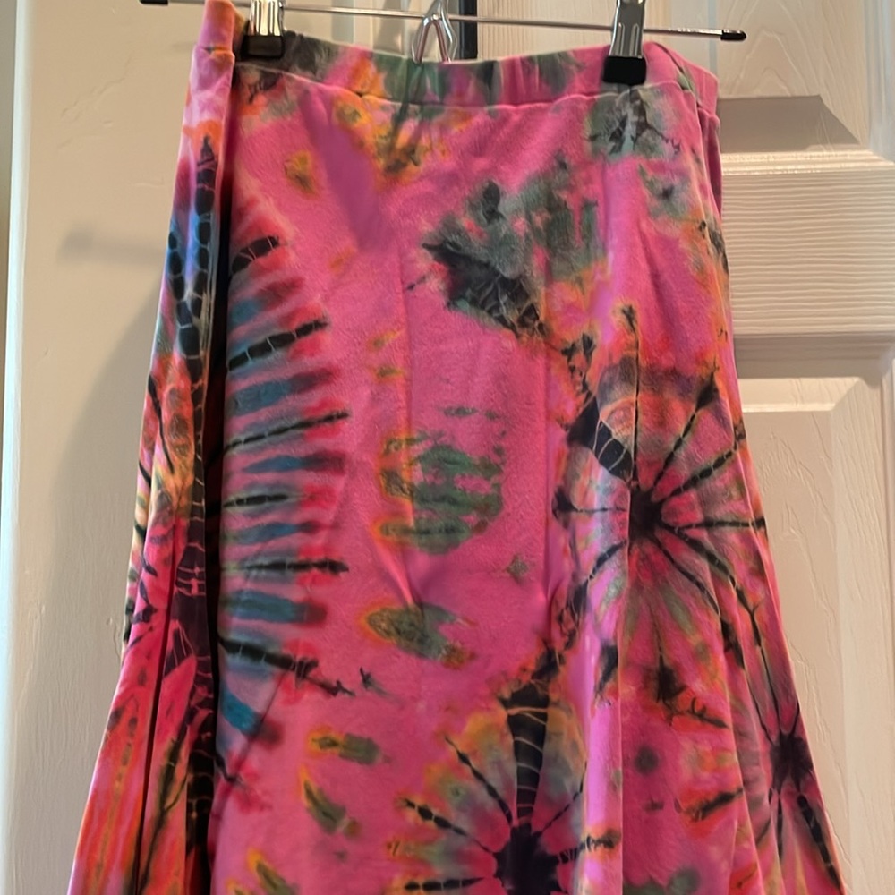 Pink Hippie Tie-Dye Women's Skirt ☮️
